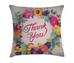 Thank You Words Ceramic Pillow Cover