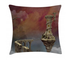 Fairy Medieval Castle Pillow Cover