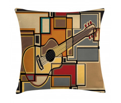 Geometric Guitar Funky Pillow Cover