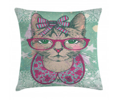 Animal Fashion Hipster Pillow Cover