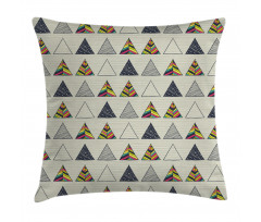 Abstract Triangle Pillow Cover