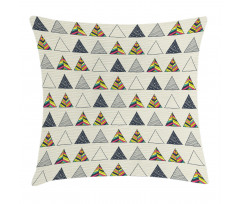 Abstract Triangle Pillow Cover