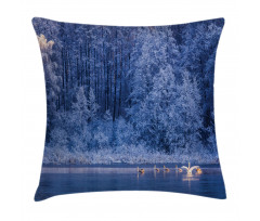 Idyllic Nature Rural Pillow Cover