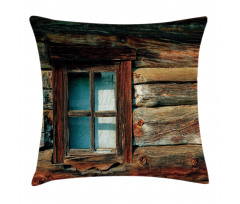 Wooden Pattern Window Pillow Cover
