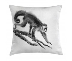 Exotic Jungle Monkey Pillow Cover