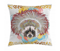 Primitive Feathers Ethnic Pillow Cover