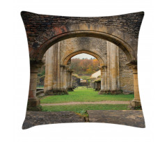 Autumn Ruins View Pillow Cover