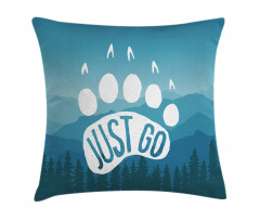 Mountains Graphic Pillow Cover