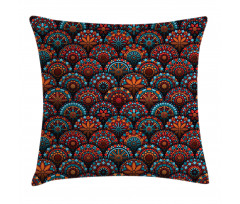 Geometric Floral Forms Pillow Cover