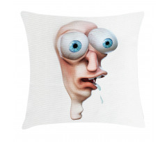 Stupid Derp Human Comics Pillow Cover