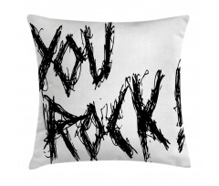 Motivational Slogan Pillow Cover