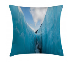 Frozen Ice Mountains Pillow Cover