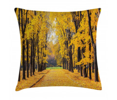 Autumn Trees Leaves Pillow Cover