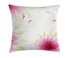 Abstract Natural Lotus Pillow Cover