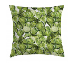 Sun Cactus Landscape Pillow Cover