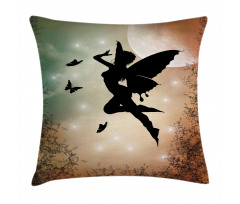 Fairy and Butterfly Wing Pillow Cover