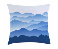 Nature Theme Silhouette Pillow Cover