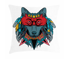 Wolf Animal Theme Pillow Cover