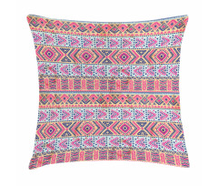 Retro Spring Aztec Art Pillow Cover