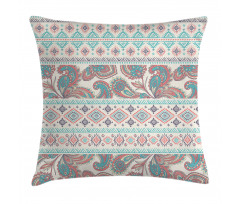 Floral Paisley and Aztec Pillow Cover