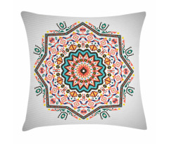 Abstract Sun Aztec Style Pillow Cover