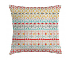 Boho Stripes and Shapes Pillow Cover