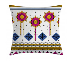 Mayan Folkloric Cultural Pillow Cover