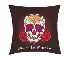 Dia de Los Muertos Pillow Cover