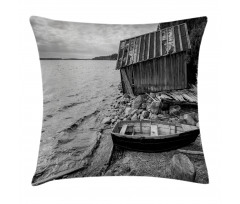 Fishing Boat Pillow Cover