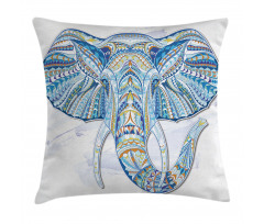 Totem Elephant Pillow Cover