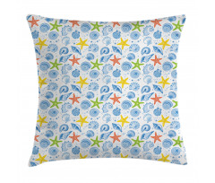 Marine Themed Starfish Pillow Cover