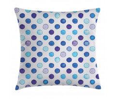 Blue Tones Soft Funky Pillow Cover