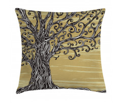 Nature Eco Sketchy Pillow Cover