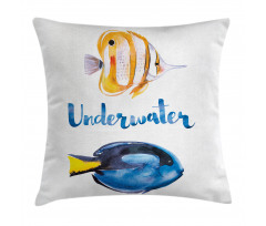 Pacific Tang Fish Pillow Cover