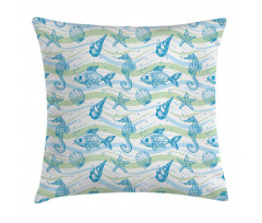Ocean Shell Starfish Pillow Cover