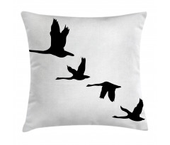 Group of Flying Birds Pillow Cover
