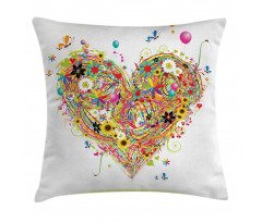 Watercolor Love Pillow Cover