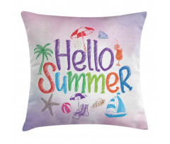 Summer Motivational Pillow Cover