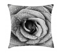 Retro Romance Rose Petal Pillow Cover