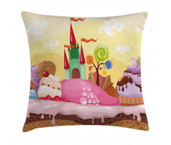 Kids Castle Scenery Pillow Cover