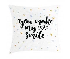 You Make My Heart Smile Pillow Cover