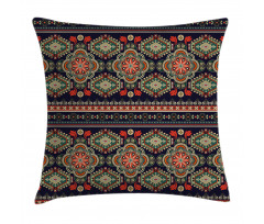 Floral Geometric Shapes Pillow Cover