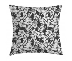 Exotic Hibiscus Flower Pillow Cover