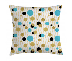 Trippy Geometric Round Pillow Cover