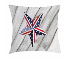 Star US Flag Pillow Cover