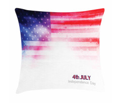 Grunge Flag Art Pillow Cover