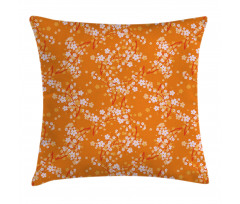 Vivid Blooms Spring Tree Pillow Cover