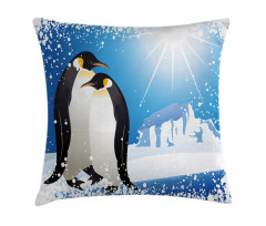 Snowy Frozen Kid Season Pillow Cover