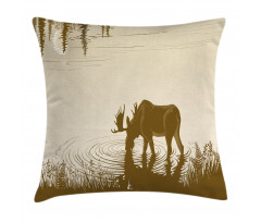 Lake River Forest Wild Pillow Cover