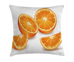 Health Orange Citrus Art Pillow Cover